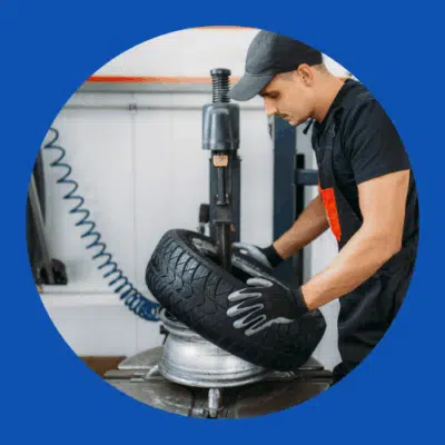 Montaje neumatico CP | Caravaning70